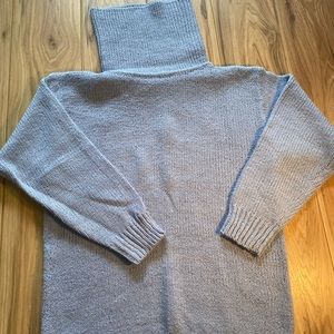HEADLINERS- Dust Blue Turtleneck Sweater